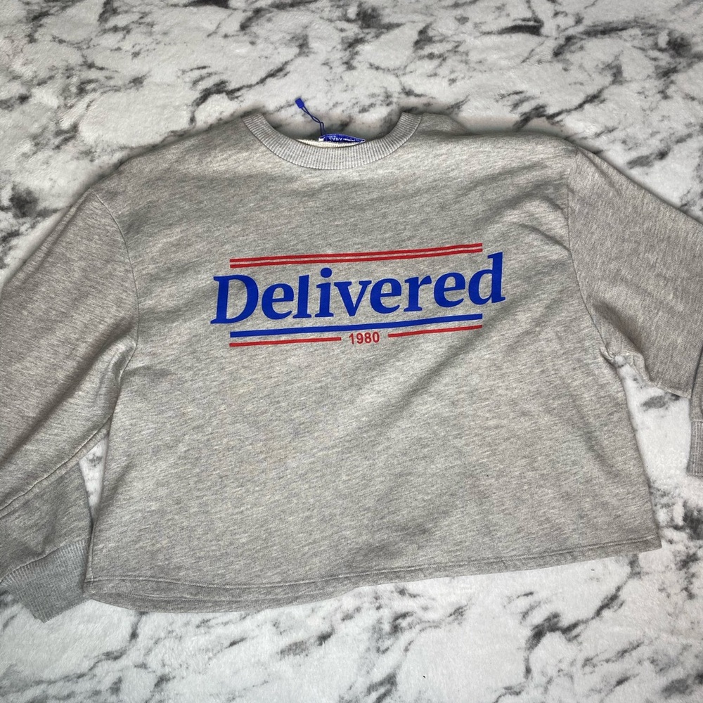 Zara “Delivered” Sweatshirt